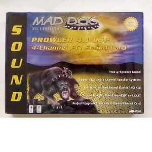 Mad Dog MD-PS4 Prowler 4.1 DSP 4 Channel PCI Sound Card